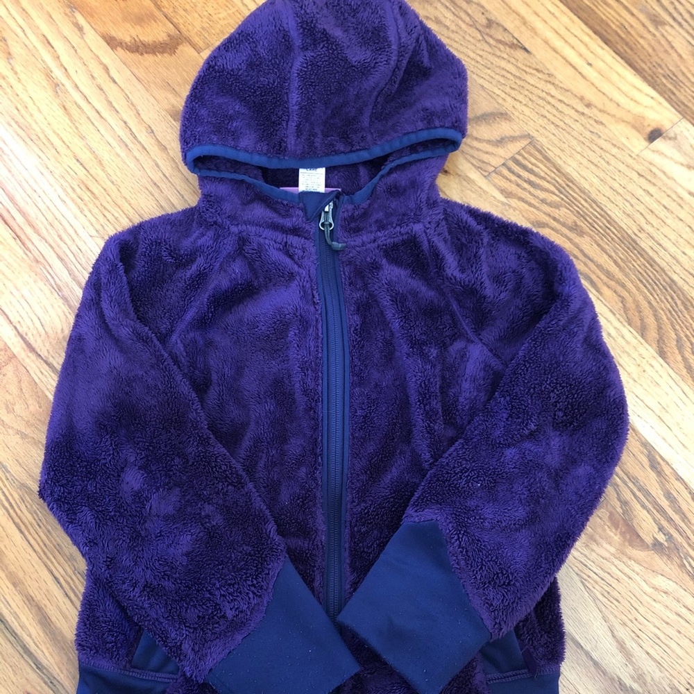 REI fleece purple jacket